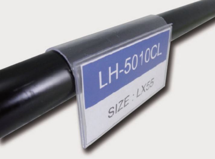 LH-5010CL PLACA PARA NOMBRE DE 55MM X 100MM PARA USO EN TUBERIA
