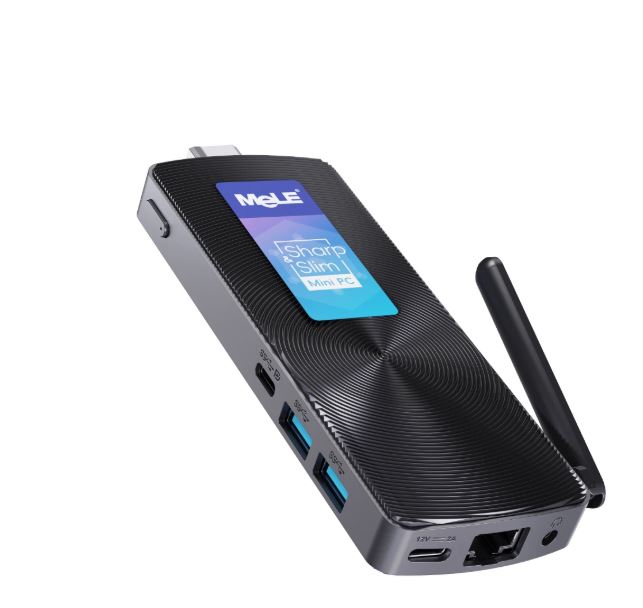 PCG02 MINI PCS STICK SIN VENTILADOR, N100, 8GB 128GB CON USB, WIFI 2.4/5G, PANTALLA 4K
