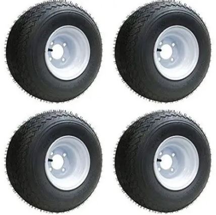 Llantas 18x8.50-8 y ruedas para carrito de golf OEM. combo de juego de 4 llantas y rin