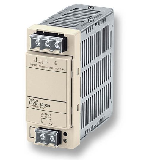 S8VS-12024 FUENTE DE ALIMENTACION, 120W, 24VDC, 5A, MONTAJE EN RIELES