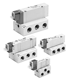 VALVULA SOLENOIDE 5 PUERTOS, UNIDAD INDIVIDUAL, 24VDC