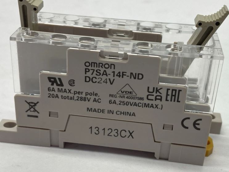 P7SA-14F-ND SOCKET DE RELES, 24DC, 14 PINES, 6 POLOS, 24VDC, INDICADOR LED