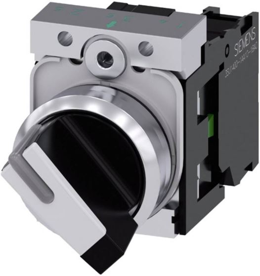 3SU1150-2BF60-1BA0 INTERRUPTOR DE PALANCA LUMINOSO 22MM METALICO 2 POSICIONES CONMUTACION O - I