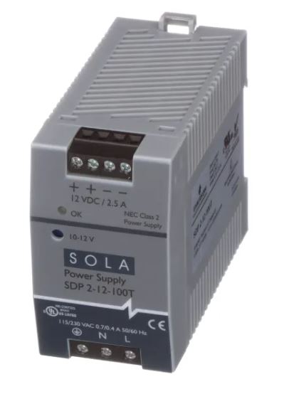 SDP2-12-100T CONVERTIDOR AC-DC, 3A, 2.5A, 12VPOTENCIA MAXIMA 30W