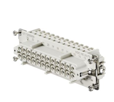 HDC-HE24 CONECTOR DE SERVICIO PESADO MACHO Y HEMBRA 24 PINES
