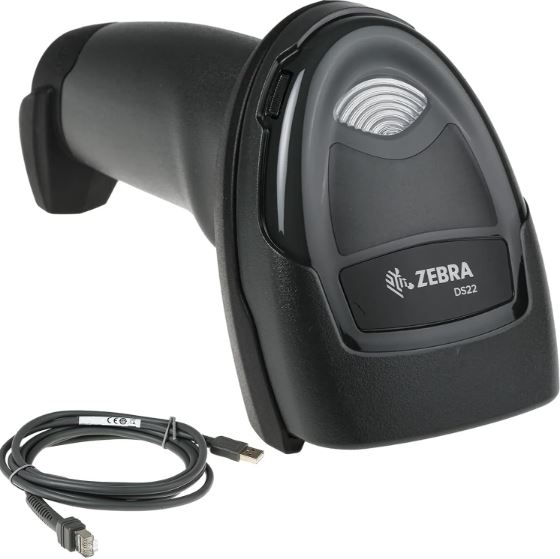 DS2208-SR ESCANER DE CODIGO DE BARRAS CON CABLE USB 1D/2 PORTATIL RANGO ESTANDAR USADO