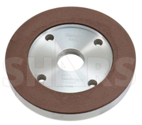DIAMANTE DE PROFUNDIDAD 3/4", DE LLANTA 6A2C, COPA RECTA, 6X3/4" DE GROSOR, 100 GRANO