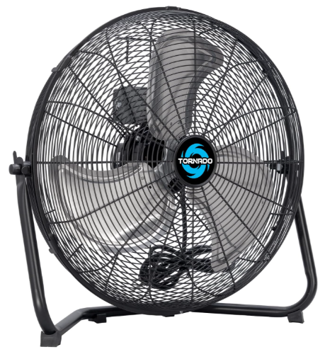 VENTILADOR DE PISOVDE ALTA VELOCIDAD, 18", RESISTENTE 3 VELOCIDADES, AJUTE DE INCLINACION 120°