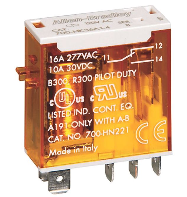 700-HK36Z24 RELAY 24V 16A SPDT