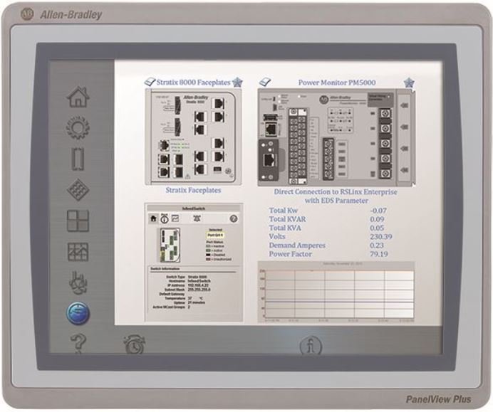 2711P-T9W22D8S PANEL DE VISION PLUS CON 7 TERMINALES ESTANDAR
