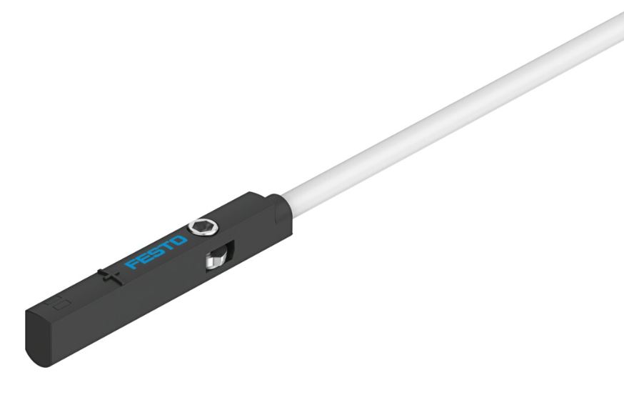 SME-10M-DS-24V-E-0,3-L-M8D DETECTOR DE POSICION NEUMATICO, SERIE SME, INTERRUPTOR DE LAMINA IP65, IP68