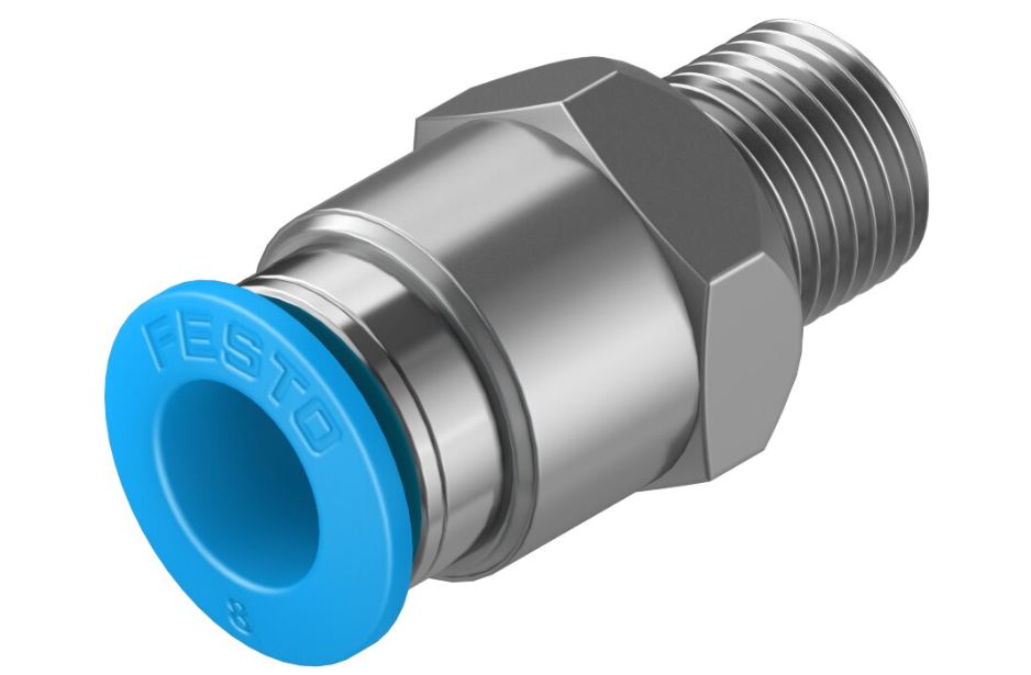 QS-1/8-6 CONECTOR NEUMATICO ROSCA 1/8, PARA MANGUERA TUBBING 6M