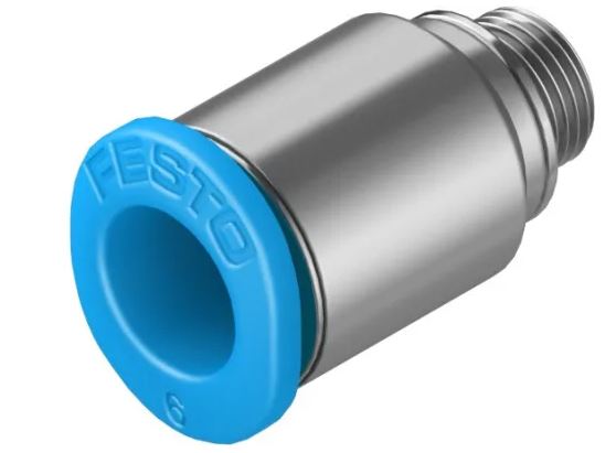 QSM-M5-6-I CONECTOR ROSCA RECTA M5, PARA MANGUERA TUBBING 6M