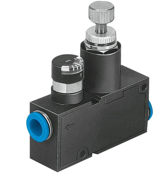 LRMA-QS-6 REGULADOR DE PRESION 1-8BAR, CAUDAL DE 76L/MIN