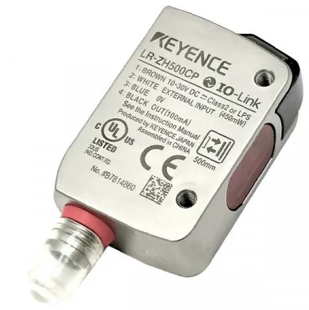 LR-ZH500CN SENSOR LASER CMOS RECTANGULAR CON CONECTOR M8, 500MM