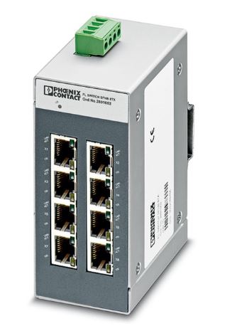 2891002 Phoenix Contact - Industrial Ethernet Switch - FL SWITCH SFNB 8TX