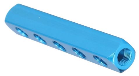 AM0807250-60B COLECTORES DE ALUMINIO BLUE