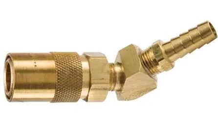 PC-326V CONECTOR HEMBRA DE AGUA 45° ESPIGA 3/8 CONECTOR 3/8 CON CHECK