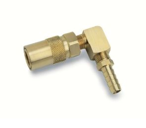 PC-316V CONECTOR HEMBRA DE AGUA 90° ESPIGA 3/8 CONECTOR 3/8 CON CHECK