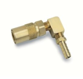  PC-214V CONECTOR HEMBRA DE AGUA 90° ESPIGA 1/4 CONECTOR 1/4 CON CHECK