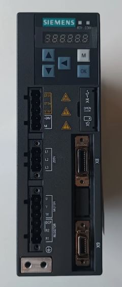 SINAMICS V90, with PROFINET Input voltage: 200-240 V 1/3-phase AC -15%/+10% 3.0/1.8 A 45-66 Output voltage: 0 – Input voltage: 1.4 A 0-330 Hz Motor: 0.2 kW