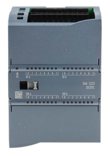 SM 1223 Series PLC I/O Module for Use with SIMATIC S7-1200 Series, Digital, Digital, 24 V