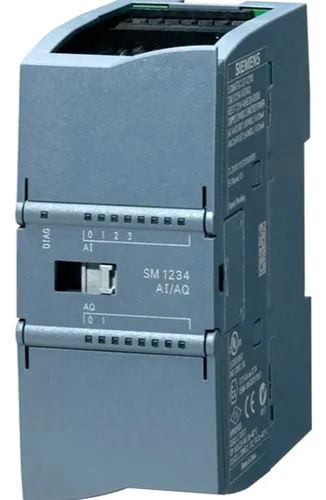 SIMATIC S7-1200, SM 1234 E/S analógicas, 4 AI/2 AO, +/-10 V, resolución de 14 bits o 0 (4)-20mA, resolución de 13 bits