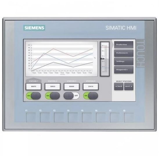 SIMATIC HMI, KTP700 Basic, Basic Panel, Key/touch operation, 7″ TFT display, 65536 colors, PROFINET interface, configurable from WinCC Basic V13/ STEP 7 Basic V13 6AV2123-2GB03-0AXO