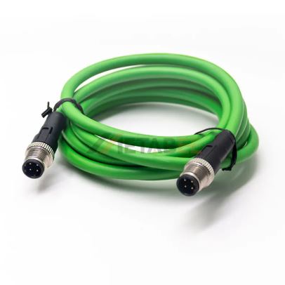 E11A06017M005 JUEGO DE CABLES MACHO AMBOS 4 PINES 4 MTS DE LARGO CONECTOR RECTO RXTX