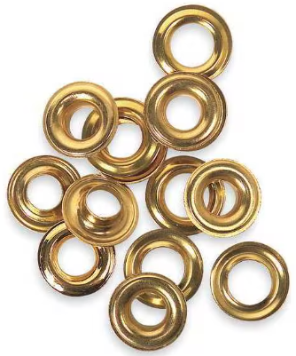 KIT OJALES, REDONDO, LATON, PK24, 3/8"