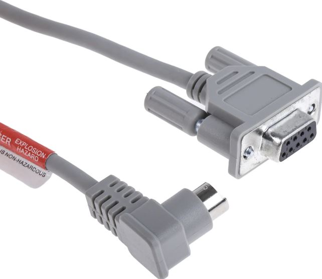 1761-CBL-PM02 CABLE OPERACIÓN / PROGRAMACION PARA MINI DIN 9 PINES RS-232, 2MTS
