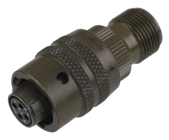 PT06A-8-4S CONECTOR CIRCULAR DE 4 POSICIONES, BLOQUEO DE BAYONETA