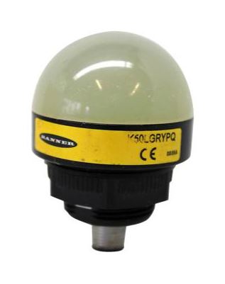 K50LGRYPQ INDICADOR LED 50MM  18-30 VDC VERDE, ROJO Y AMARILLO