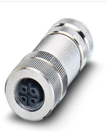 CONECTOR DE DATOS PROFIBUS, INTERBUS, 5 POSICIONES, RECTO M12, CONEXION POR TORNILLO