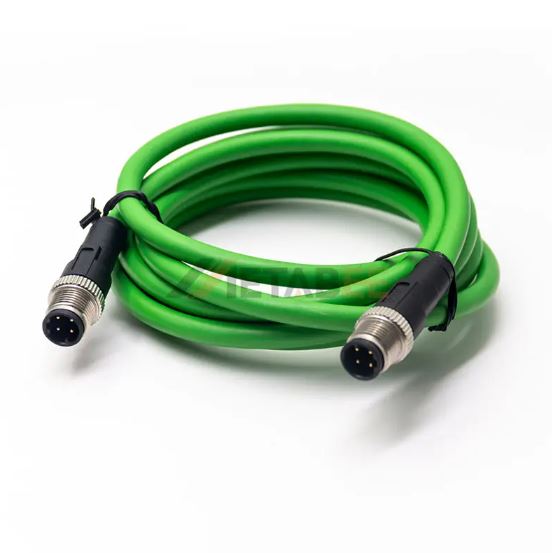 E11A06017M200 JUEGO DE CABLES MACHO AMBOS 4 PINES 20 MTS DE LARGO CONECTOR RECTO RXTX