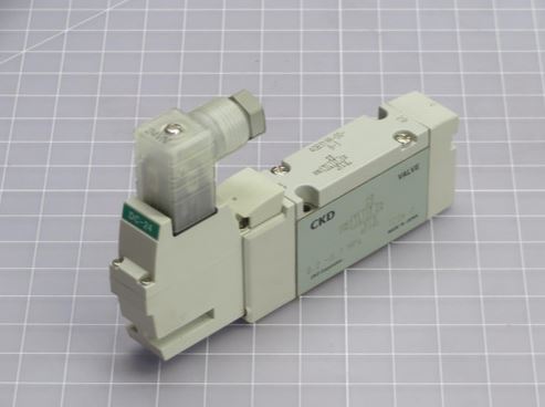 4GB319R-00-B-3 VALVULA DISCRETA, 5 PUERTOS, 2 POSICIONES, NPT 1/8, 24 VDC