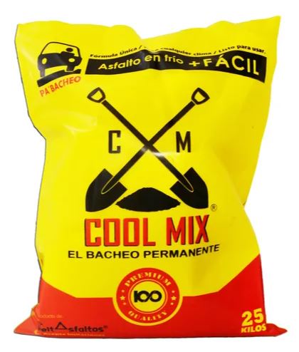 ASFALTO EN FRIO COOL MIX PARA BACHEO