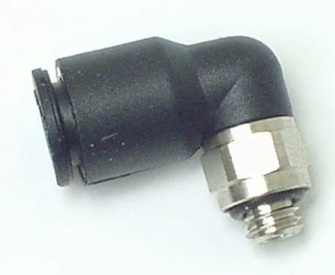 GSF QME M506 CONECTOR CODO M5 DE EMPUJE MACHO DE 120 PARA TUBO M6